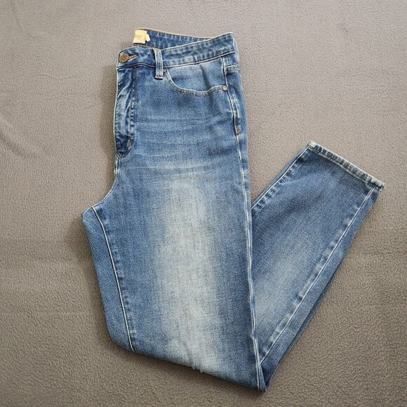 Soft Surroundings Women 12 High Rise Distressed Skinny Jeans - Picture 1 of 10